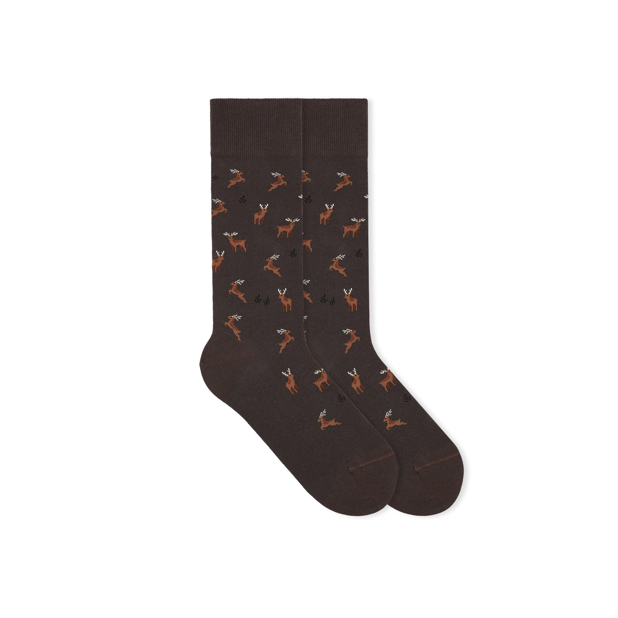 reindeer-socks-rudolf-socken-brown-forest