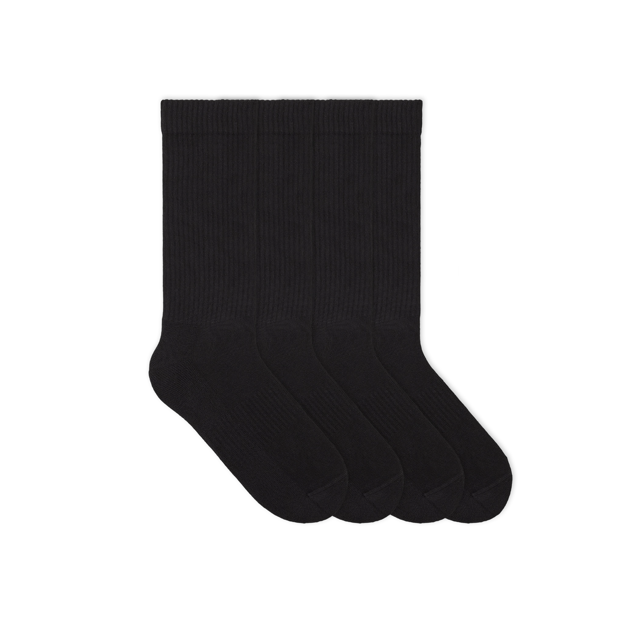 schwarze tennis socken - 4er set sport socken bio socken