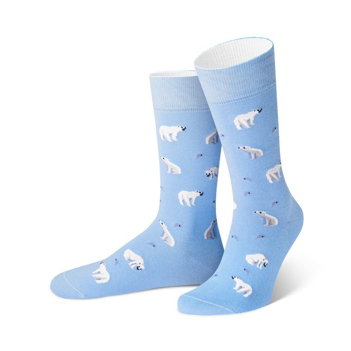 6er Sockenbox mit Tiermotiven | Arktische Socken aus Bio-Baumwolle