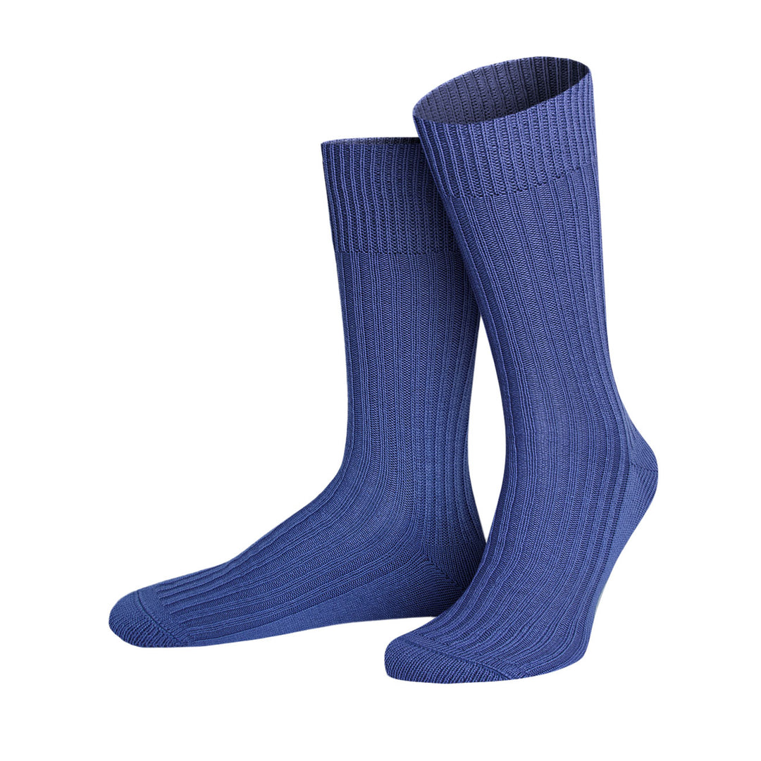 Blaue Merino-Socke (waschbar)