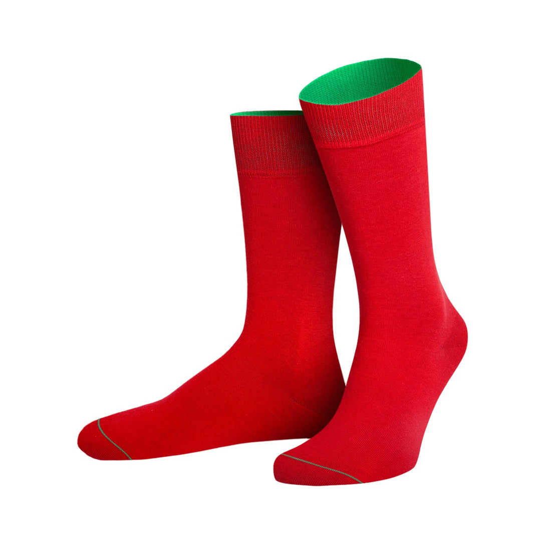 6x Regenbogen-Socken als Geschenk