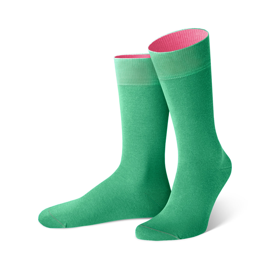 6er Box Herren: Einfarbige Bio-Socken "Salsa"